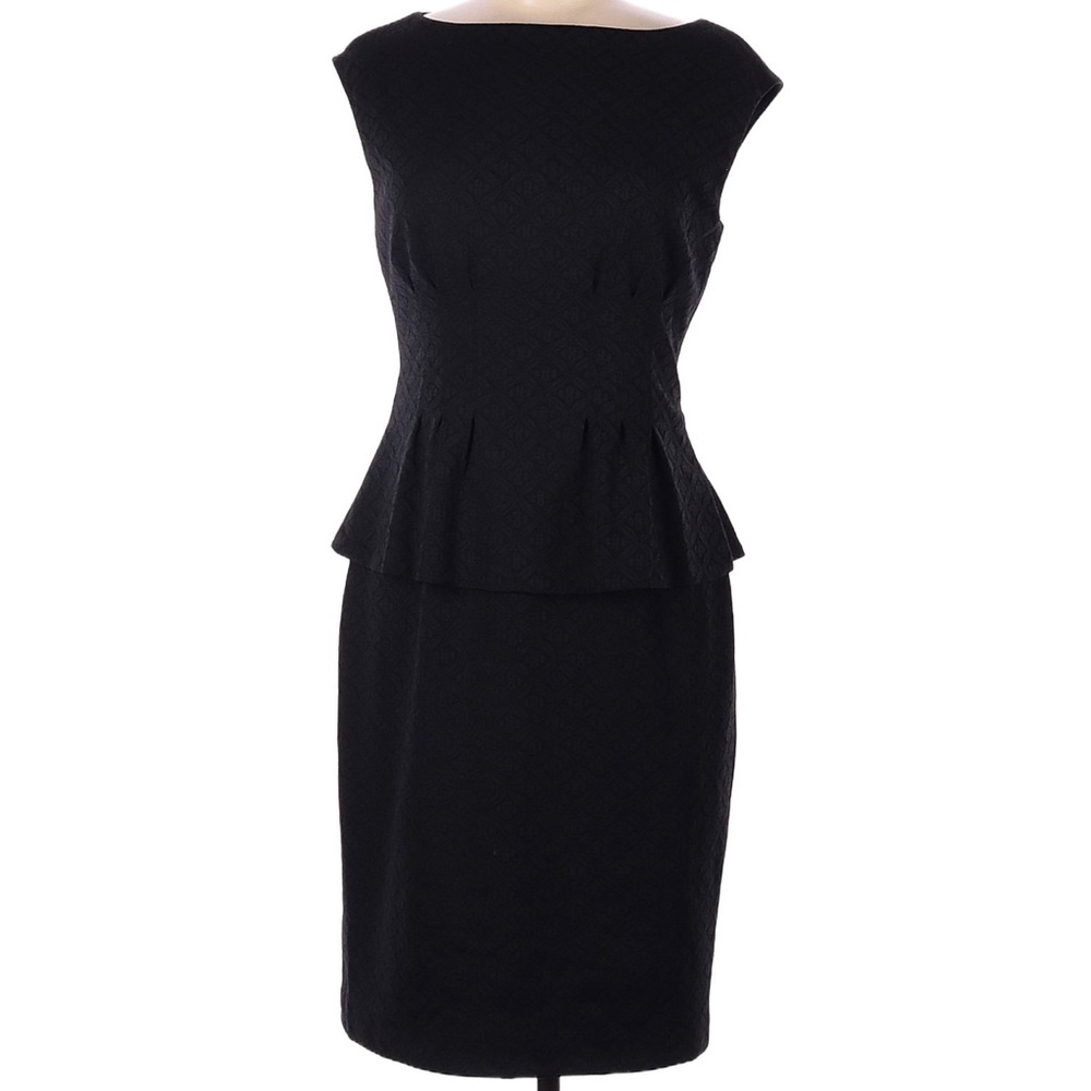 American Living black dress with peplum